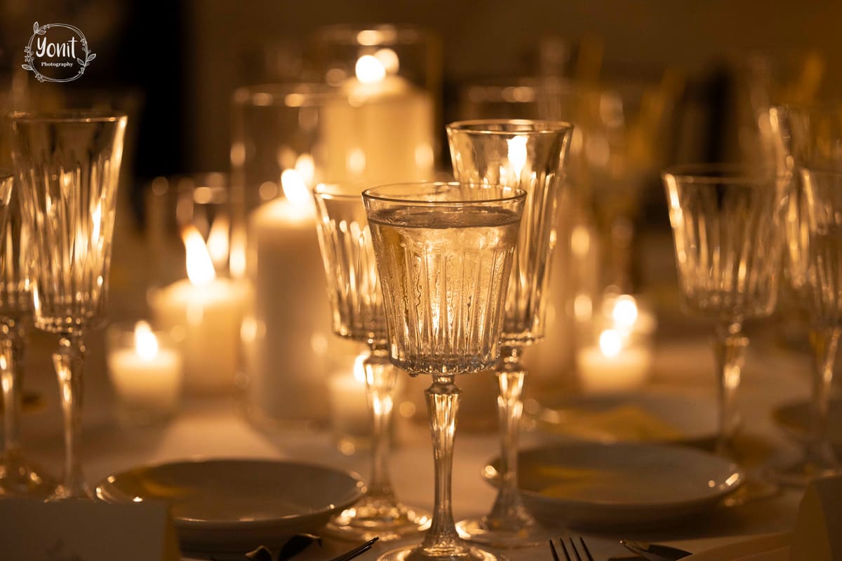 Event detail and atmosphere at a private gathering